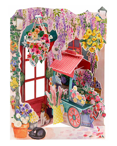 Florist and Flower Cart Card - Click Image to Close