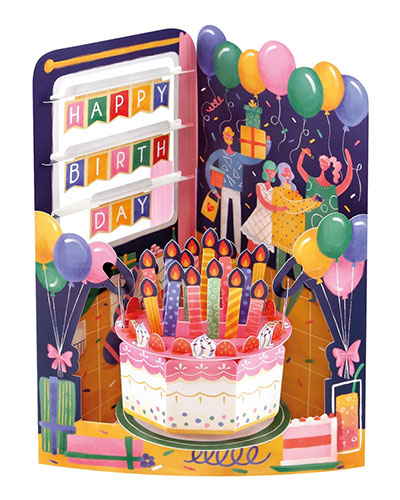 Birthday Celebration Card - Click Image to Close