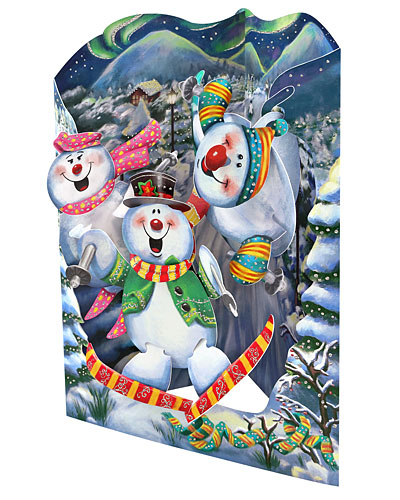 Snowmen Card - Click Image to Close