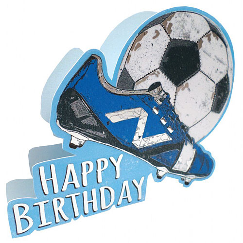 Happy Birthday Soccer Card - Click Image to Close