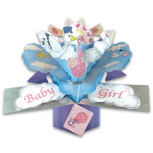 Baby Girl Card - Click Image to Close