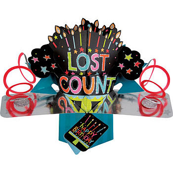 Lost Count Birthday Card - Click Image to Close
