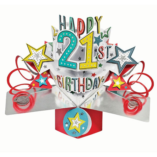 21st Birthday Card - Click Image to Close