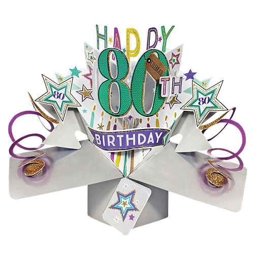 80th Birthday Card - Click Image to Close