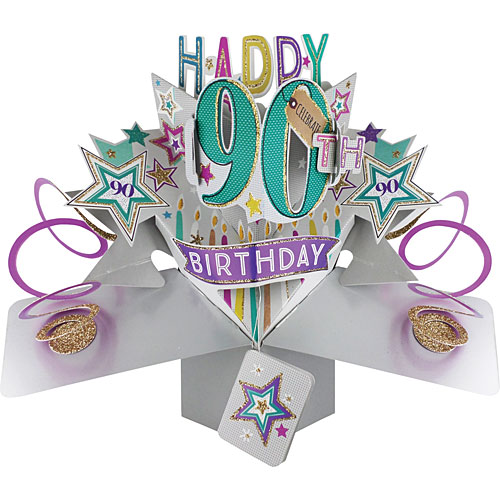 90th Birthday Card - Click Image to Close