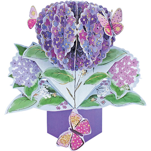 Hydrangea Card - Click Image to Close