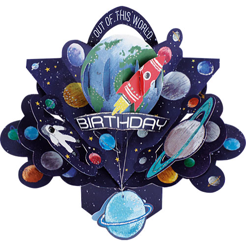 Out Of This World Birthday Card - Click Image to Close