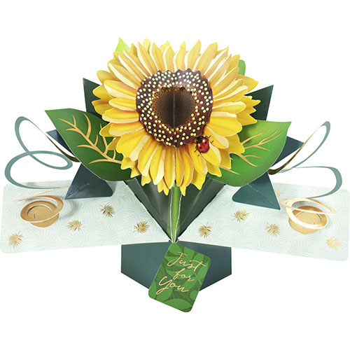 Just For You Card (Sunflowers) - Click Image to Close