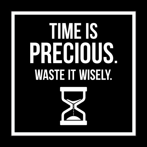 Time Is Precious Card - Click Image to Close