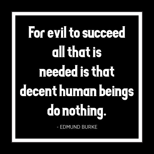 For Evil To Succeed Card - Click Image to Close