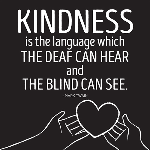 Kindness Is The Language Card - Click Image to Close