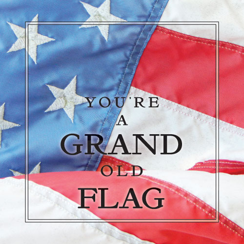 Grand Old FlagGreeting Card - Click Image to Close