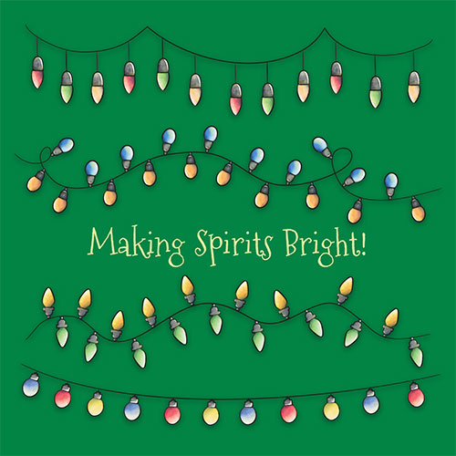 Making Spirits Bright Card - Click Image to Close