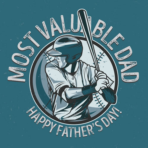 Most Valuable Dad Card - Click Image to Close