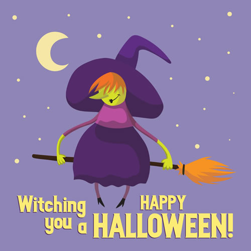 Witching You Card - Click Image to Close