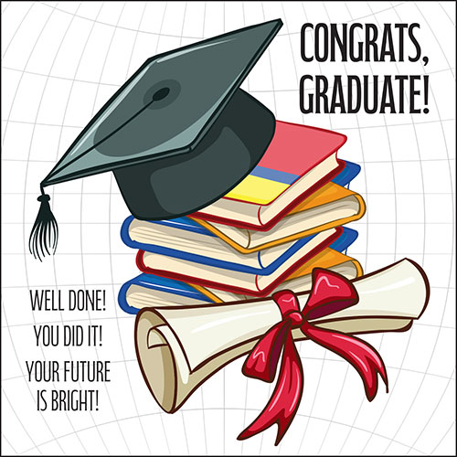 Congrats Graduate Card (The World) - Click Image to Close
