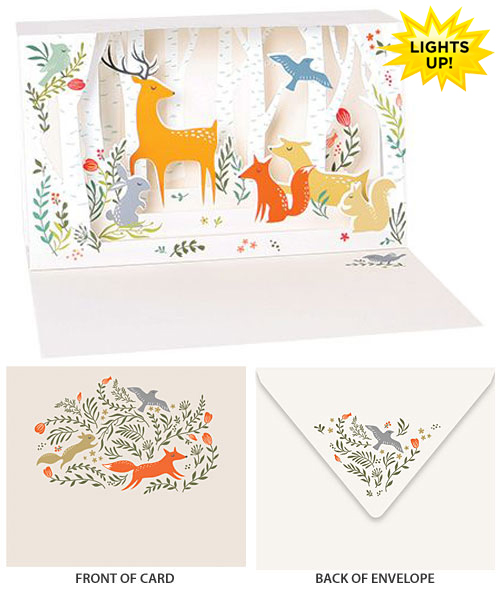 Forest Animals Card - Click Image to Close