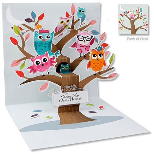 Owl Tree Card - DNO - Click Image to Close