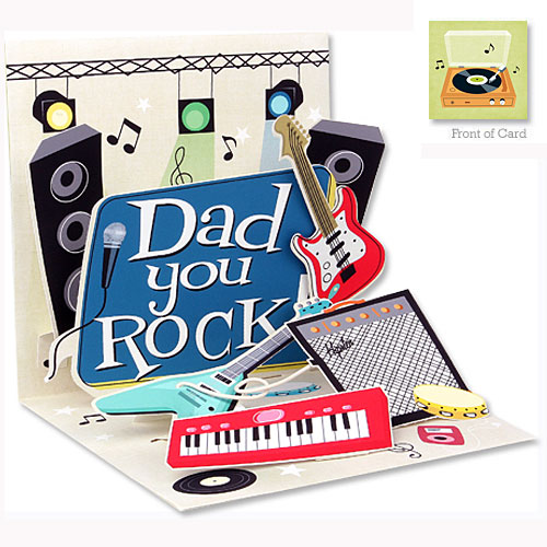 Dad, You Rock! Card - Click Image to Close