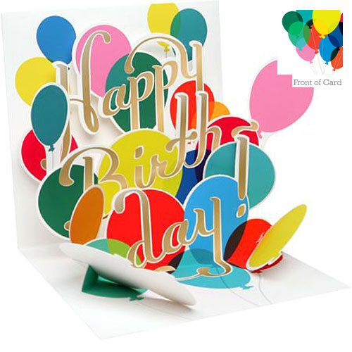 Balloon Bouquet Card - Click Image to Close
