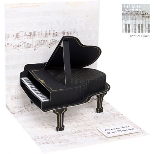 Baby Grand Piano Card - Click Image to Close