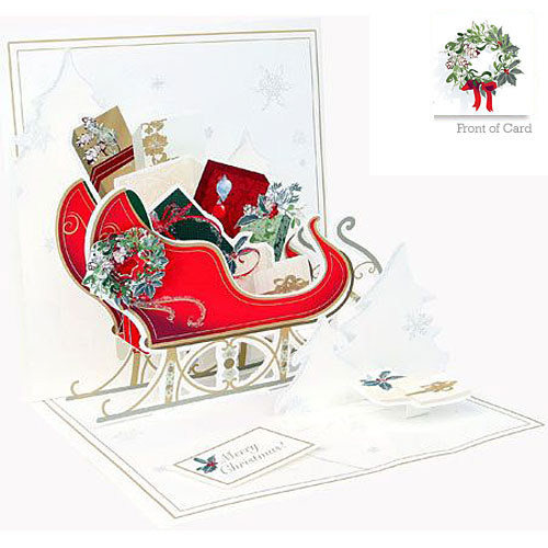 Elegant Sleigh Holiday Card - Click Image to Close