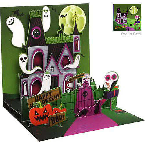 Spooky House Card - Click Image to Close