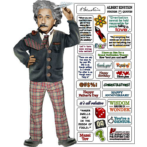 Albert Einstein Card - Click Image to Close