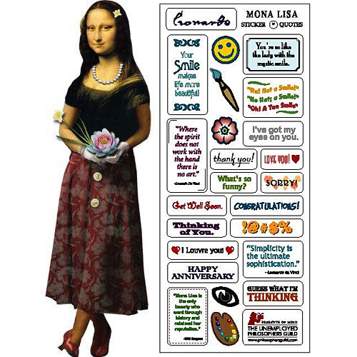 Mona Lisa Card - Click Image to Close