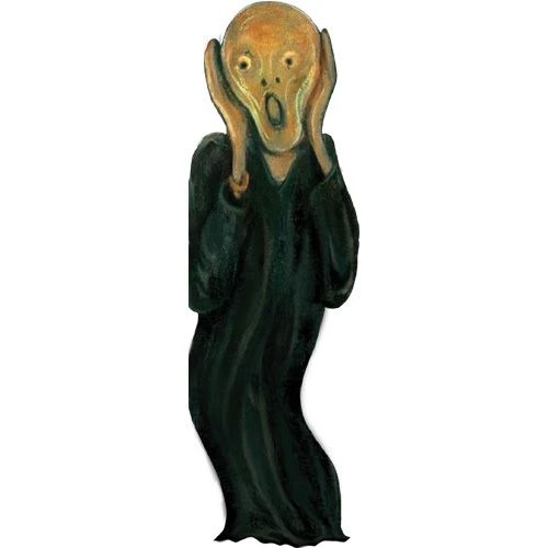 The Scream Card (Munch) - Click Image to Close