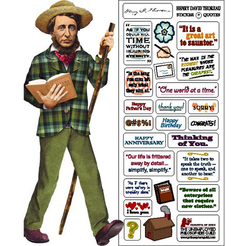 Henry David Thoreau Card - Click Image to Close