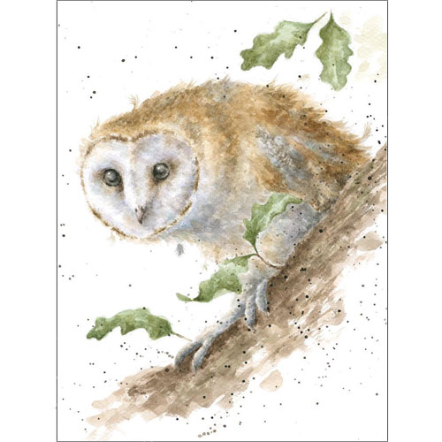 Moonlight Card (Owl) - Click Image to Close