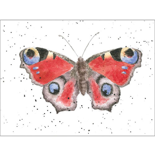 The Peacock Card (Moth) - Click Image to Close