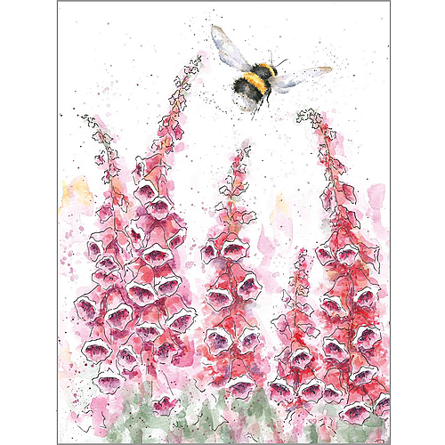 A Cottage Garden Card (Bee) - Click Image to Close