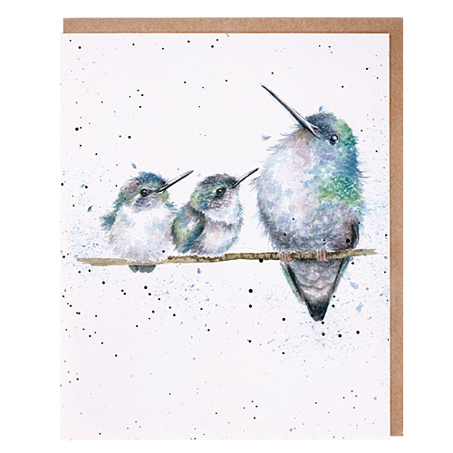 Spread Your Wings Card (Hummingbirds) - Click Image to Close