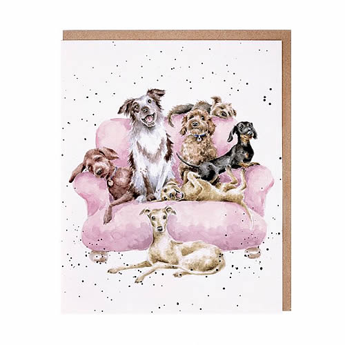 Movie Night Card (Dogs) - Click Image to Close