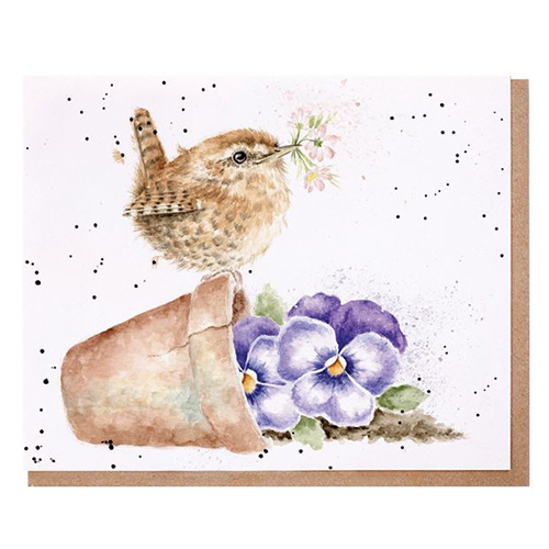 Pottering About Card (Wren) - Click Image to Close