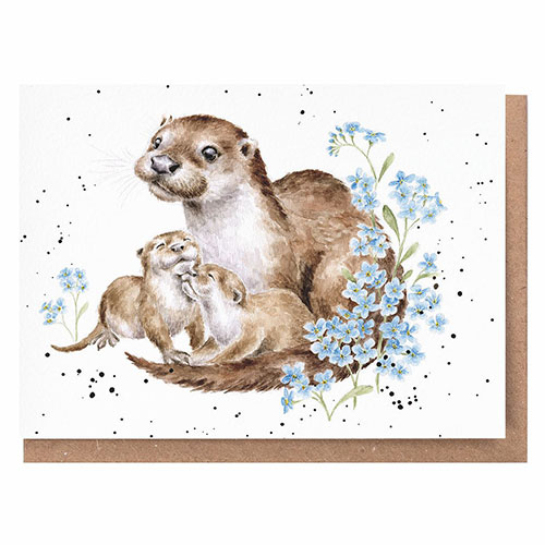 Otterly Adorable Card (Otters) - Click Image to Close