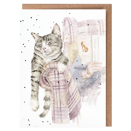 Lazy Sunday Card (Cat) - Click Image to Close