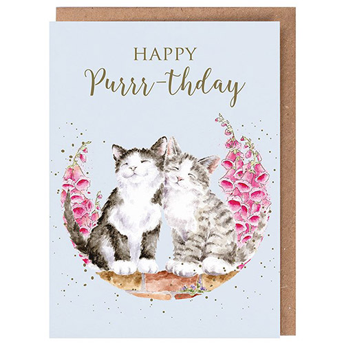 Happy Purr-thday Card (Cat) - Click Image to Close