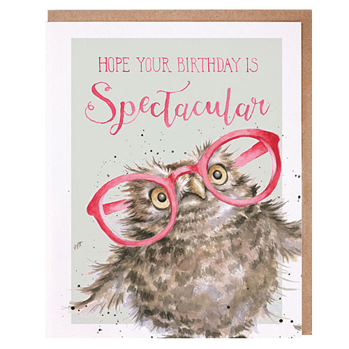 Spectacular Card (Owl) - Click Image to Close
