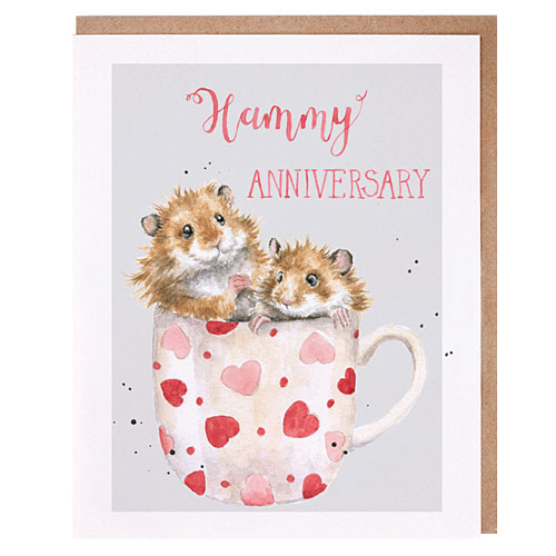 Hammy Anniversary Card (Hamster) - Click Image to Close