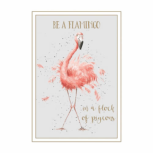 Be A Flamingo Card - Click Image to Close