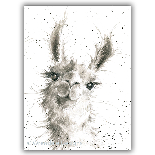 Because I'm Worth It Card (Llama) - Click Image to Close