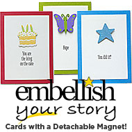 Embellish Your Story Cards with Magnets