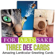 Three Dee Cards by For Arts Sake