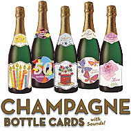 Champagne Bottle Cards from Pictura