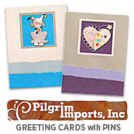 Pilgrim Imports Cards with Pins
