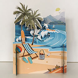 Beach Scene Card