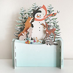 Snowman & Forest Pals Card